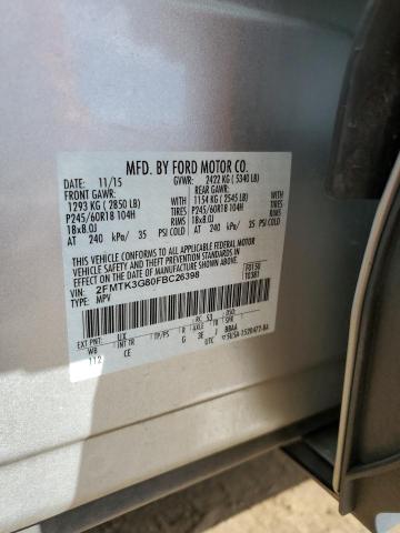 Photo 12 VIN: 2FMTK3G80FBC26398 - FORD EDGE SE 