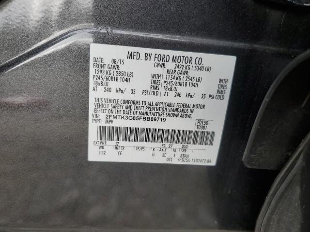 Photo 12 VIN: 2FMTK3G85FBB89719 - FORD EDGE SE 