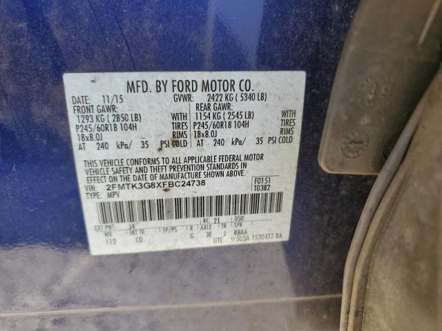 Photo 9 VIN: 2FMTK3G8XFBC24738 - FORD EDGE SE 