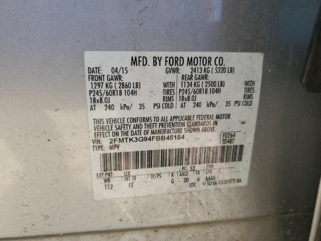 Photo 12 VIN: 2FMTK3G94FBB45154 - FORD EDGE SE 