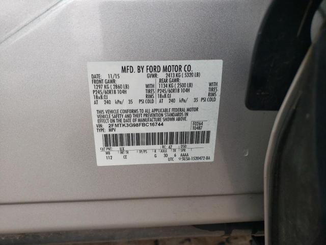 Photo 11 VIN: 2FMTK3G98FBC16744 - FORD EDGE SE 