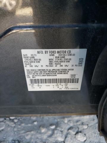 Photo 13 VIN: 2FMTK3J86FBB02208 - FORD EDGE SEL 