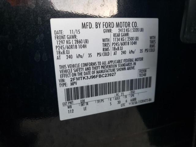 Photo 12 VIN: 2FMTK3J96FBC23927 - FORD EDGE 