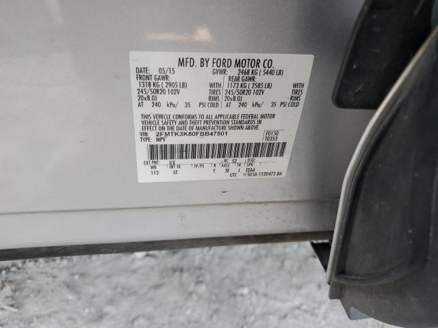 Photo 11 VIN: 2FMTK3K80FBB47501 - FORD EDGE 