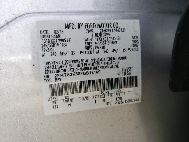 Photo 12 VIN: 2FMTK3K88FBB12169 - FORD EDGE 