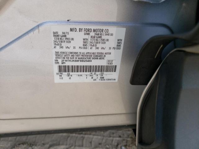 Photo 11 VIN: 2FMTK3K88FBB25469 - FORD EDGE TITAN 