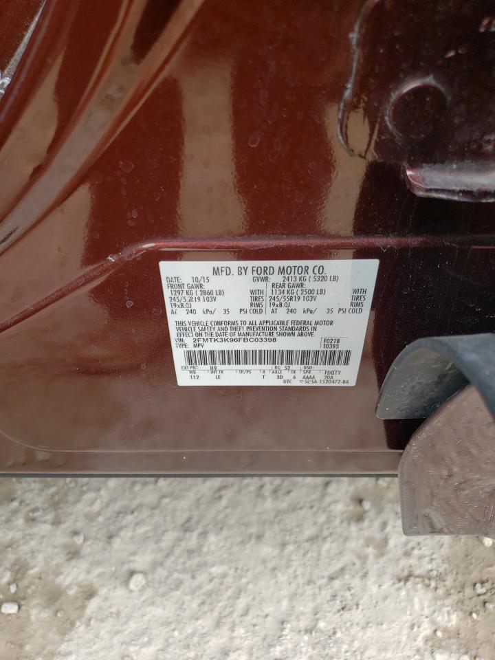 Photo 11 VIN: 2FMTK3K96FBC03398 - FORD EDGE 