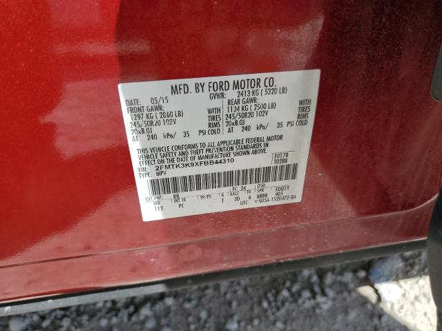 Photo 13 VIN: 2FMTK3K9XFBB44310 - FORD EDGE TITAN 