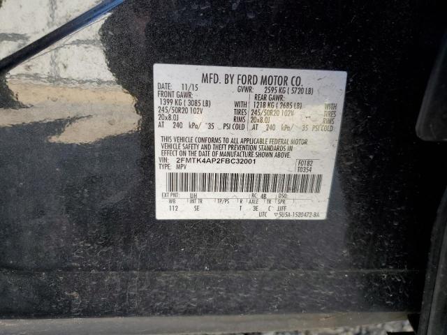 Photo 11 VIN: 2FMTK4AP2FBC32001 - FORD EDGE 