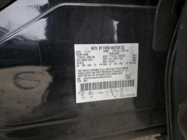 Photo 12 VIN: 2FMTK4AP3FBC27910 - FORD EDGE SPORT 