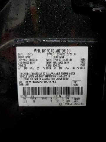 Photo 13 VIN: 2FMTK4AP7FBC14755 - FORD EDGE SPORT 