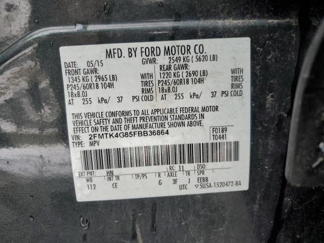 Photo 12 VIN: 2FMTK4G85FBB36864 - FORD EDGE 