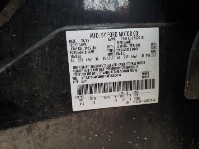 Photo 12 VIN: 2FMTK4G86FBB86074 - FORD EDGE 