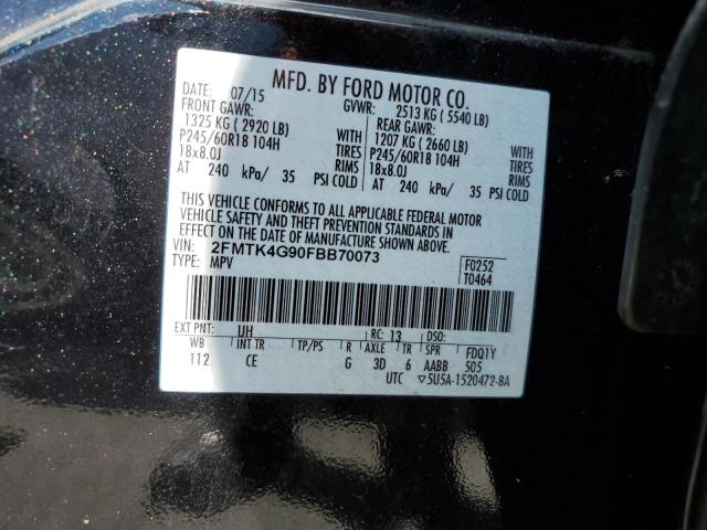 Photo 13 VIN: 2FMTK4G90FBB70073 - FORD EDGE SE 