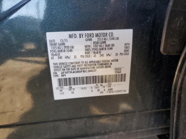 Photo 12 VIN: 2FMTK4G90FBC36637 - FORD EDGE SE 