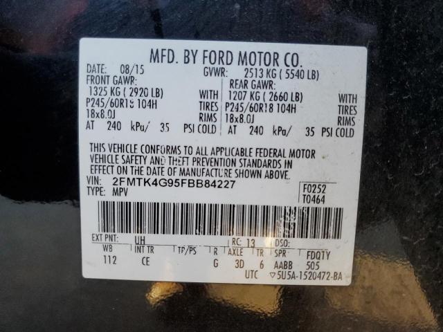 Photo 12 VIN: 2FMTK4G95FBB84227 - FORD EDGE 