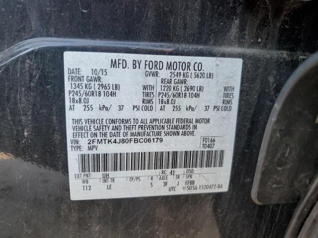 Photo 11 VIN: 2FMTK4J80FBC06179 - FORD EDGE 