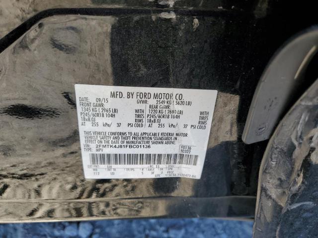 Photo 13 VIN: 2FMTK4J81FBC01136 - FORD EDGE SEL 