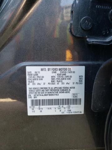 Photo 12 VIN: 2FMTK4J86FBB93163 - FORD EDGE SEL 