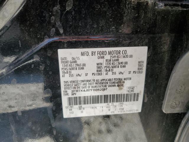 Photo 12 VIN: 2FMTK4J87FBB62097 - FORD EDGE SEL 