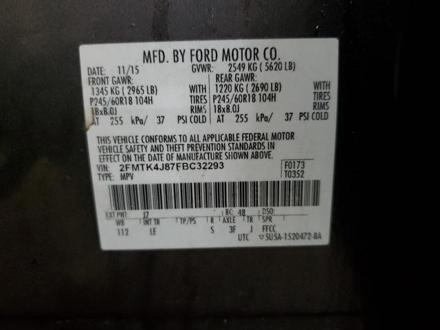 Photo 12 VIN: 2FMTK4J87FBC32293 - FORD EDGE 