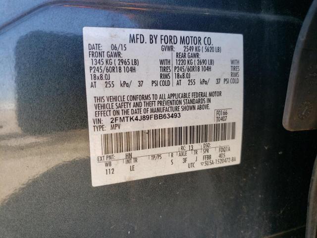 Photo 12 VIN: 2FMTK4J89FBB63493 - FORD EDGE 