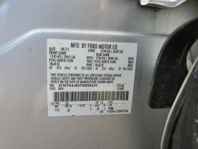 Photo 9 VIN: 2FMTK4J8XFBB94235 - FORD EDGE SEL 