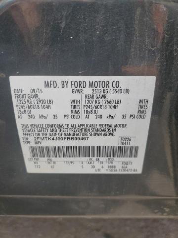 Photo 11 VIN: 2FMTK4J90FBB99467 - FORD EDGE SEL 