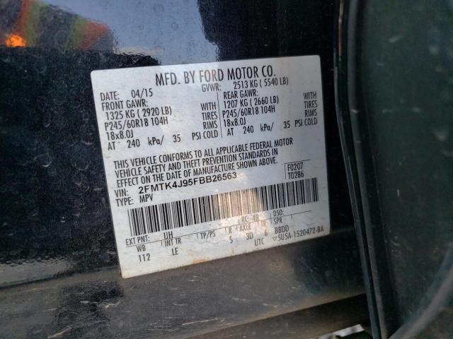 Photo 12 VIN: 2FMTK4J95FBB26563 - FORD EDGE SEL 