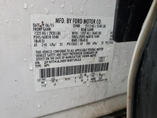 Photo 13 VIN: 2FMTK4J95FBB72622 - FORD EDGE 