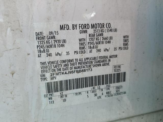 Photo 12 VIN: 2FMTK4J95FBB88173 - FORD EDGE 