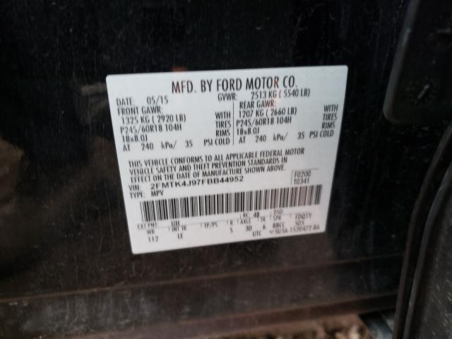 Photo 9 VIN: 2FMTK4J97FBB44952 - FORD EDGE 