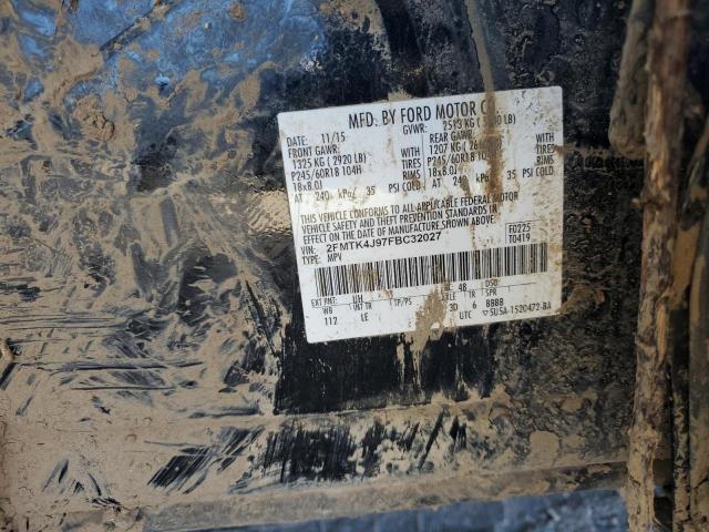 Photo 12 VIN: 2FMTK4J97FBC32027 - FORD EDGE SEL 