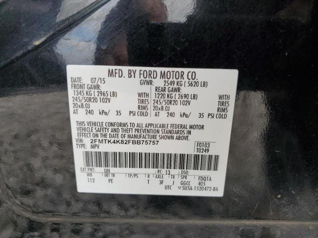 Photo 13 VIN: 2FMTK4K82FBB75757 - FORD EDGE TITAN 