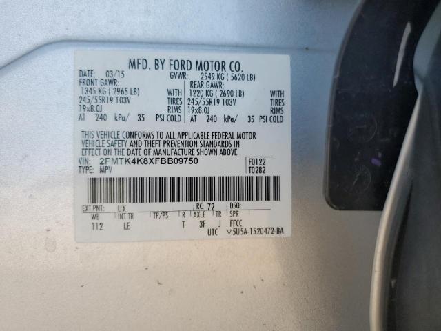 Photo 12 VIN: 2FMTK4K8XFBB09750 - FORD EDGE 