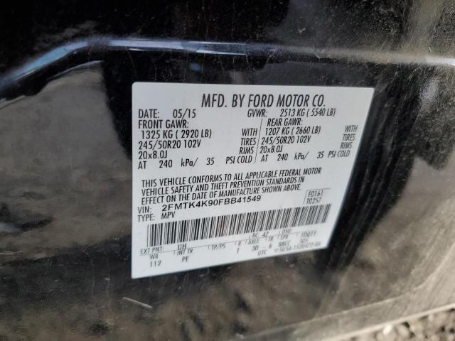 Photo 12 VIN: 2FMTK4K90FBB41549 - FORD EDGE 