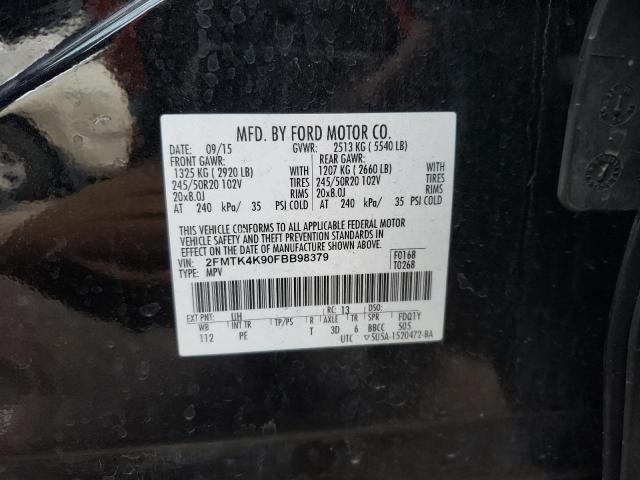 Photo 11 VIN: 2FMTK4K90FBB98379 - FORD EDGE 