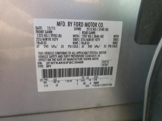 Photo 13 VIN: 2FMTK4K93FBC39488 - FORD EDGE 