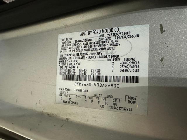 Photo 9 VIN: 2FMZA50443BA52802 - FORD WINDSTAR W 