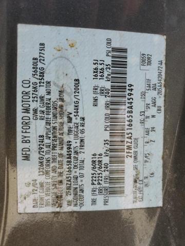 Photo 12 VIN: 2FMZA51665BA45949 - FORD FREESTAR S 