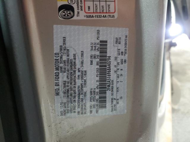 Photo 12 VIN: 2FMZA51696BA40794 - FORD FREESTAR 