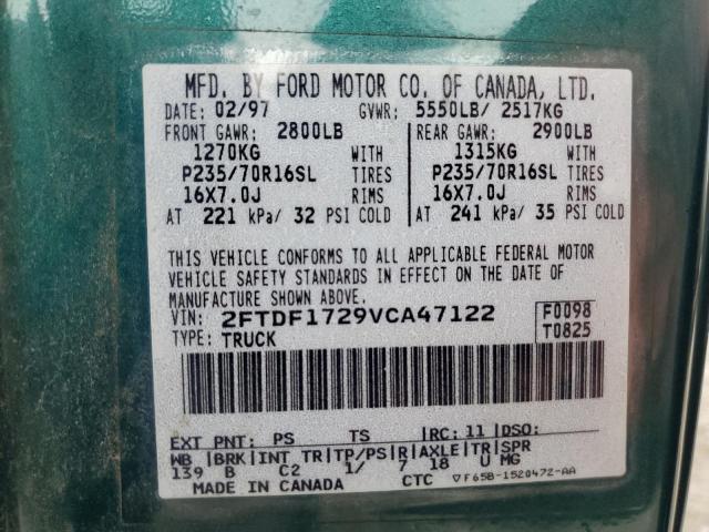 Photo 11 VIN: 2FTDF1729VCA47122 - FORD F150 