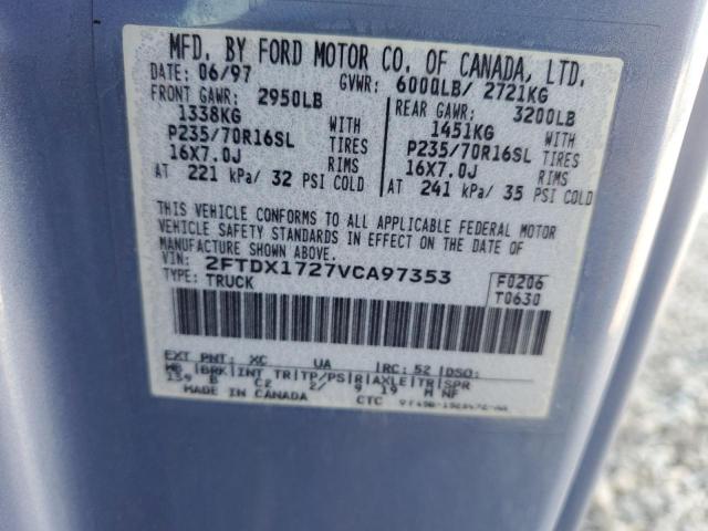 Photo 11 VIN: 2FTDX1727VCA97353 - FORD F150 