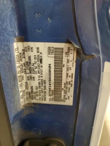 Photo 11 VIN: 2FTEF14Y3NCA58484 - FORD F150 