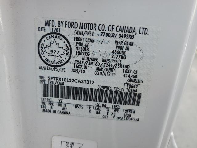 Photo 11 VIN: 2FTPX18L32CA31317 - FORD F150 