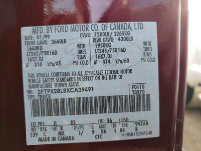 Photo 11 VIN: 2FTPX28L8XCA39491 - FORD ALL MODELS 