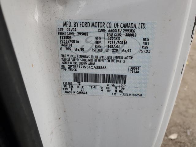 Photo 11 VIN: 2FTRF17W34CA58866 - FORD F150 