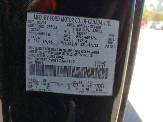 Photo 9 VIN: 2FTRF17W81CA67140 - FORD F150 