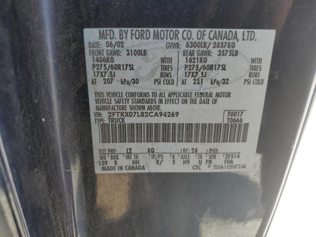 Photo 11 VIN: 2FTRX07L82CA94269 - FORD F150 