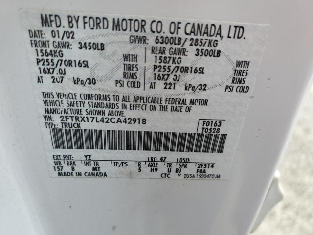 Photo 11 VIN: 2FTRX17L42CA42918 - FORD F150 